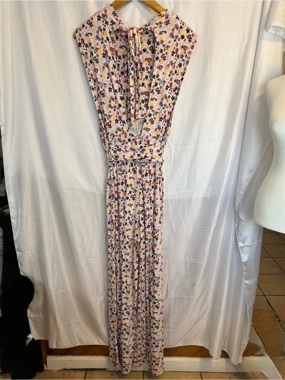 Free people Vibe Check Wide Leg Jumpsuit Size Large
